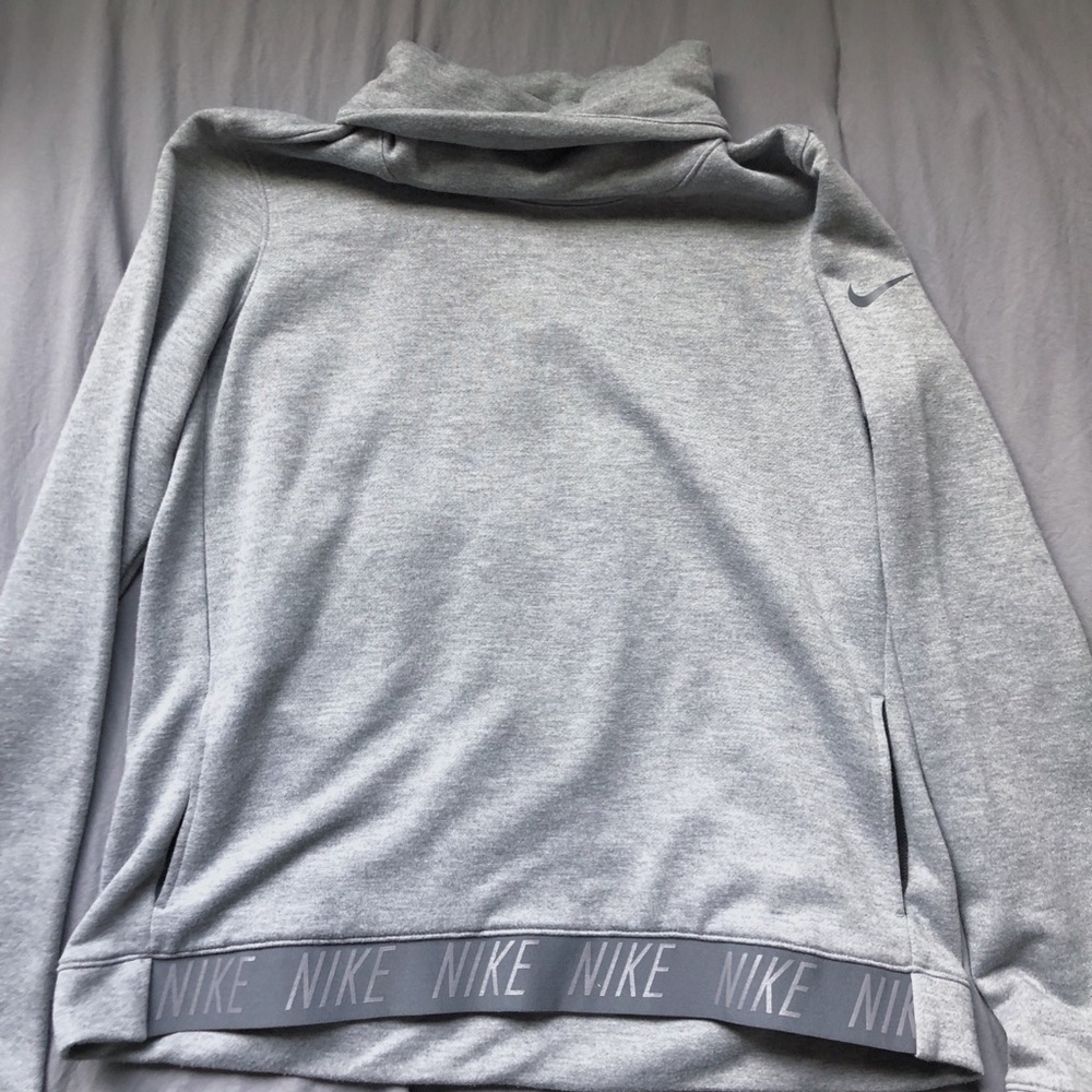Gray nike turtle neck sweater